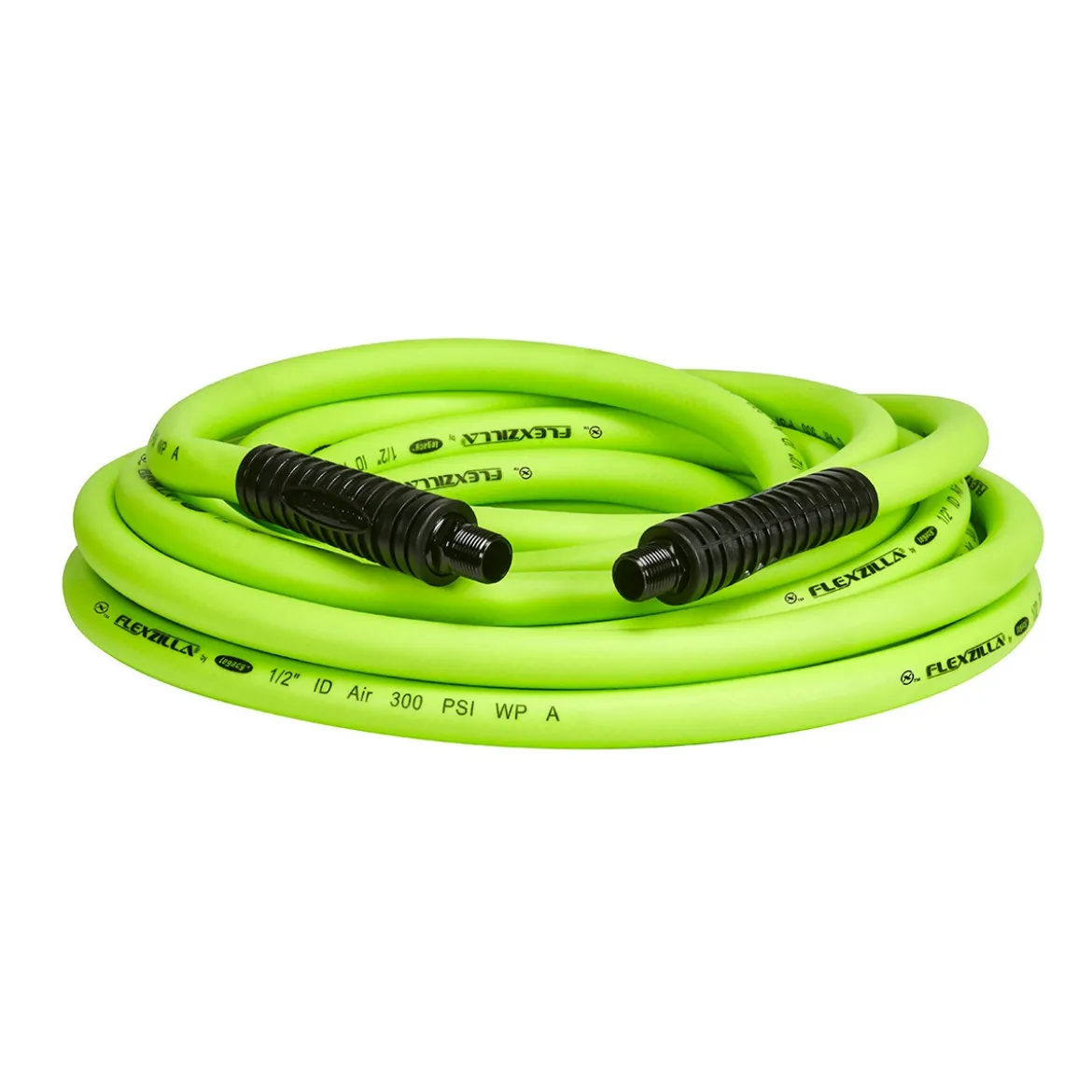 Flexzilla Legacy 1/2" x 25' Air Hose, 3/8" MNPT Fittings (HFZ1225YW3)