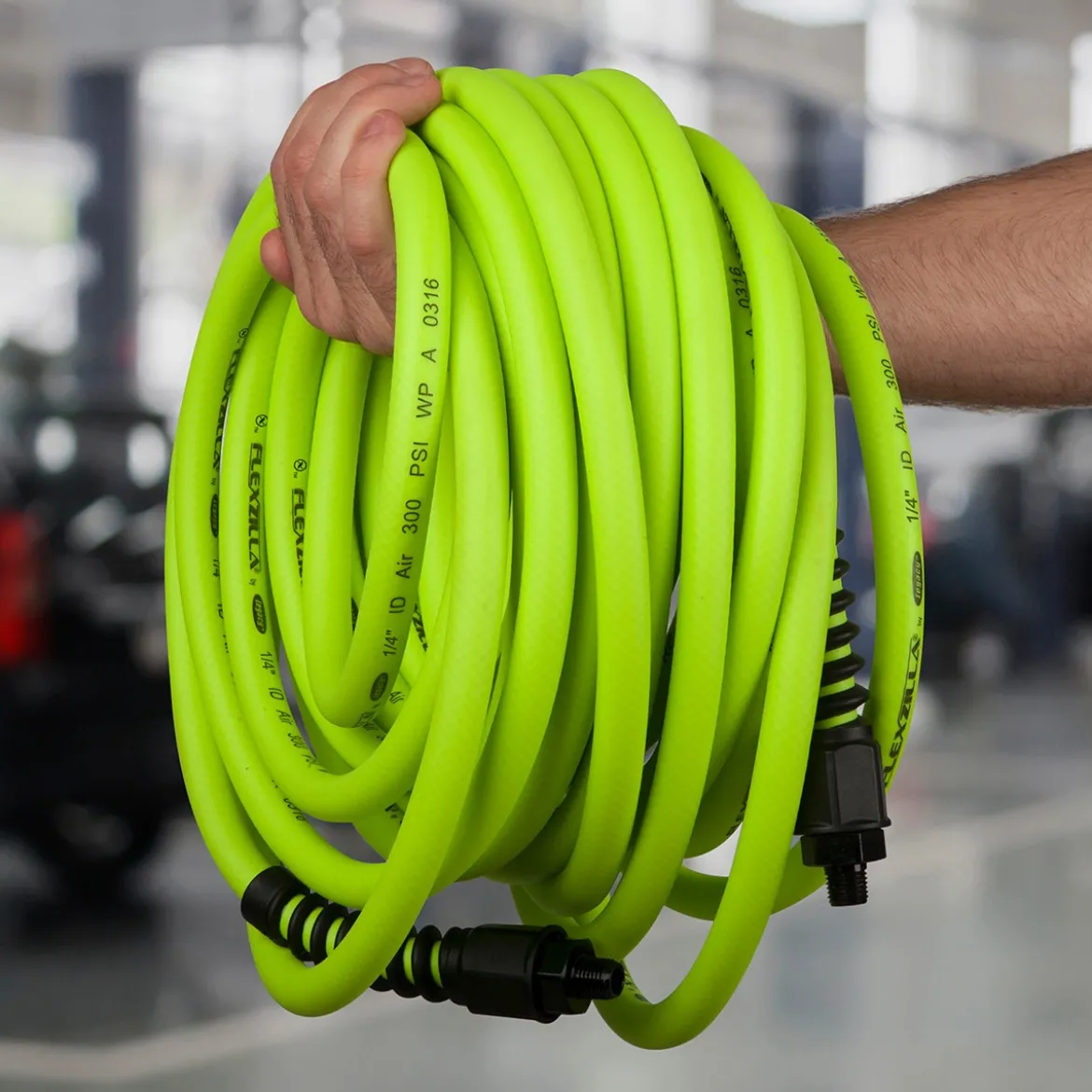 Flexzilla Pro Air Hose 1/4" x 50' Hybrid Polymer (HFZP1450YW2)