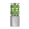Flexzilla Pro High Flow Coupler 3/8 FNPT 1/4 Body ZillaGreen Nickel (A53616FZ)