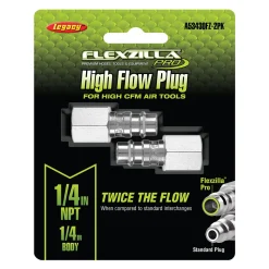 Flexzilla Pro High Flow Plug 1/4 FNPT 1/4 Body 2-Pack (A53430FZ)
