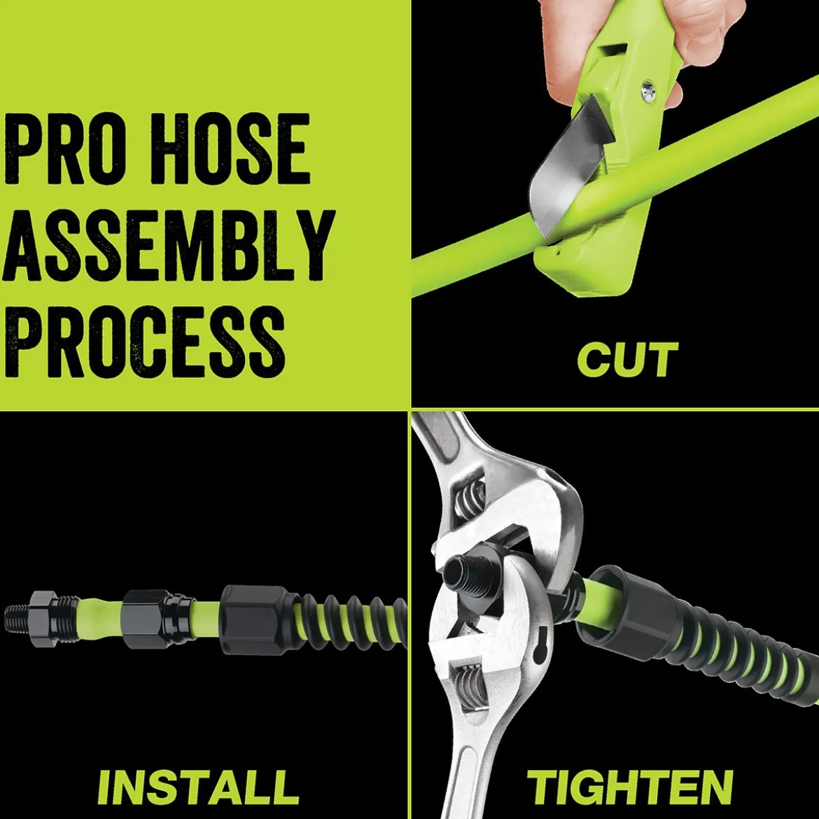 Flexzilla RP900250 End Hose Fitting 1/4" (RP900250)
