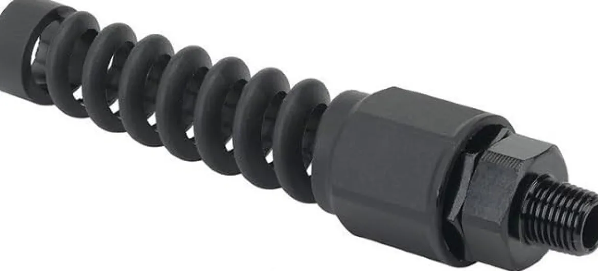 Flexzilla RP900375S 3/8” Barb x 1/4” MNPT Reusable Air Hose End with Swivel – Aluminum Fitting