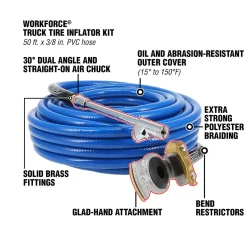 Flexzilla Tire Inflator 3/8 x 50 Straight Chuck (HGH2)