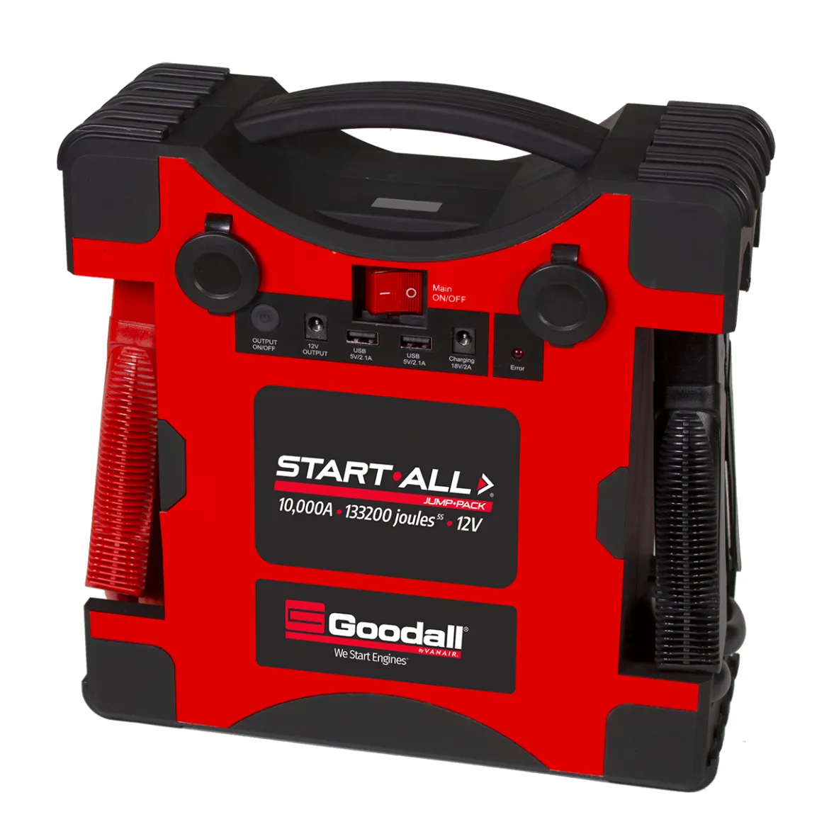 Goodall 10,000 Amp 12V Lithium Cobalt Start All Jump Pack (JP-12-10000) + Free Tool (BT50)