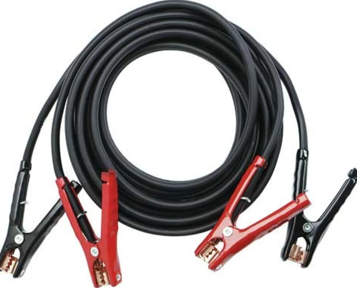 Goodall 14-301 Booster Cables 1000 Amp Full Power Jaw Clamps 30-foot 1/0 Gauge