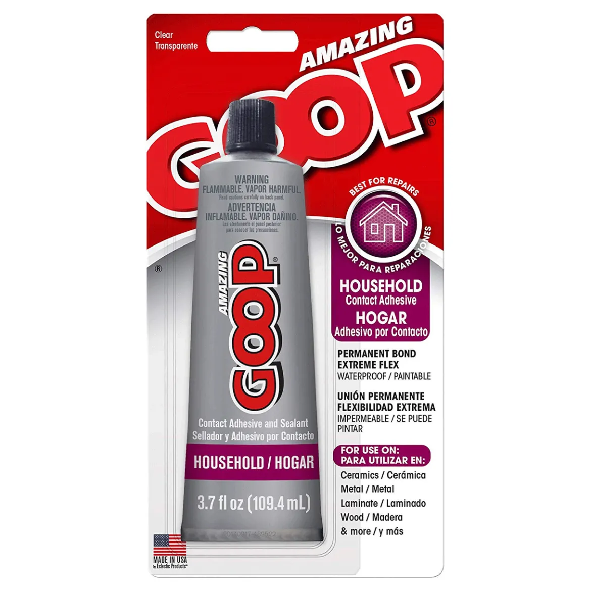 Goop 3.7 fl. oz Clear Amazing Goop Household Adhesive (130011)