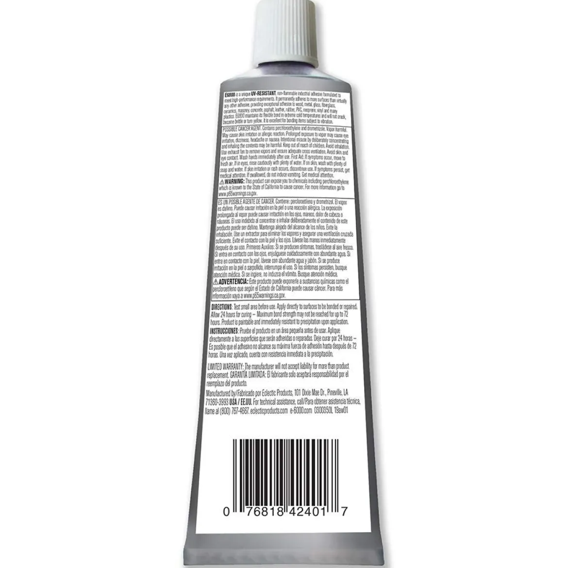 Goop 3.7 fl. oz Clear Industrial Strength Adhesive (800613)