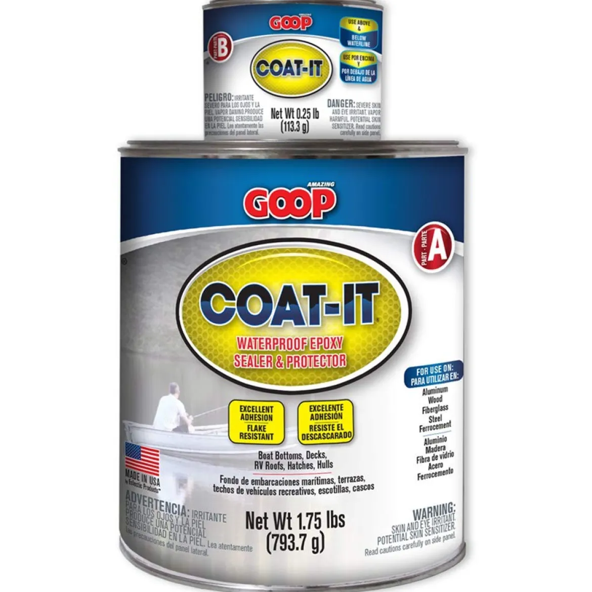 Goop 2Lb Coat-It Waterproof Epoxy Sealer & Protector Kit (5400040)