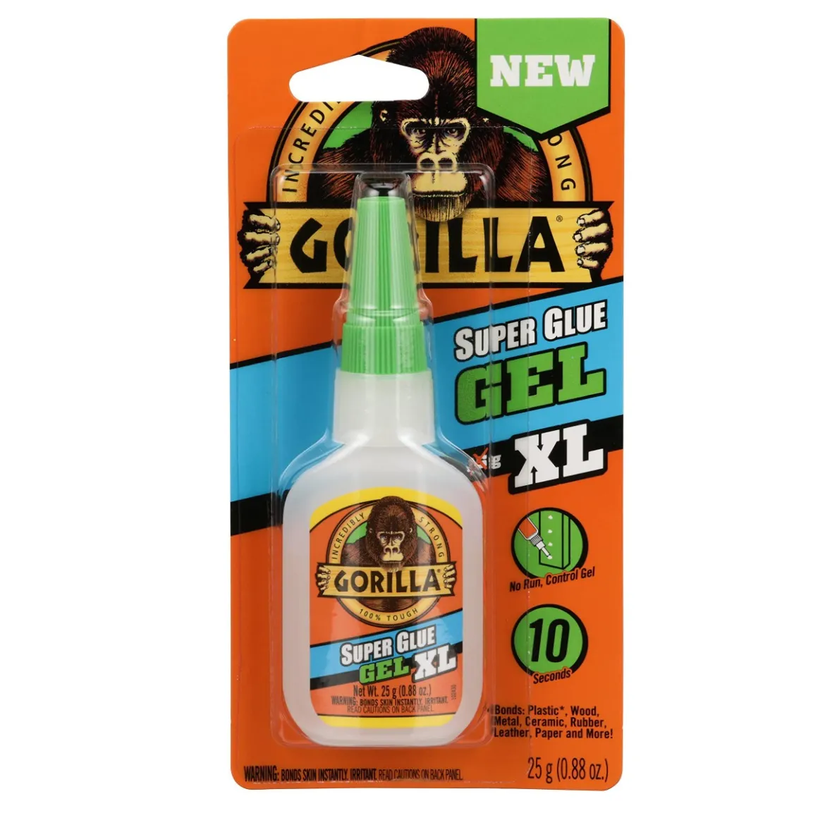 Gorilla Glue Super Glue Gel Xl, 25 Gram, Clear, (Pack Of 1) (102433)