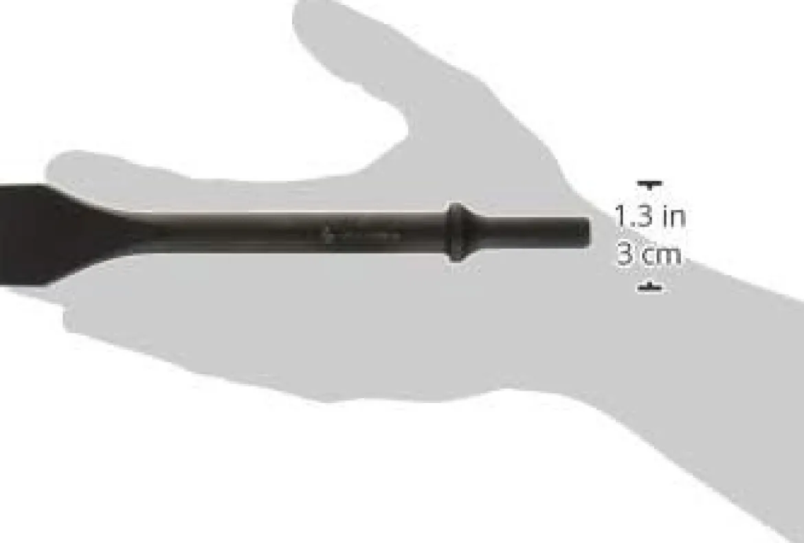 Grey Pneumatic 1-1/4" Scraper, 7-1/2" Long, for .401 Shank (CH112)