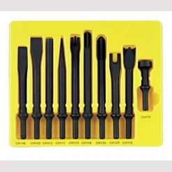 Grey Pneumatic Pneumatic Bit Set, 10 Piece, .401 Shank (CS110)