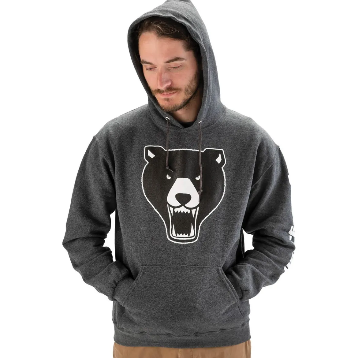 Grizzly Industrial Dark Heather Grizzly Sweatshirt (T34253, T34254, T34255, T34256)