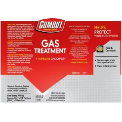 Gumout 510018 Gas Treatment Yellow, 6 oz Bottle