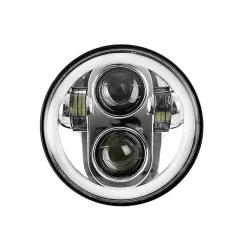 Haizer USA 5.75" Chrome Round Projector LED Headlight (HZR-575R-C)