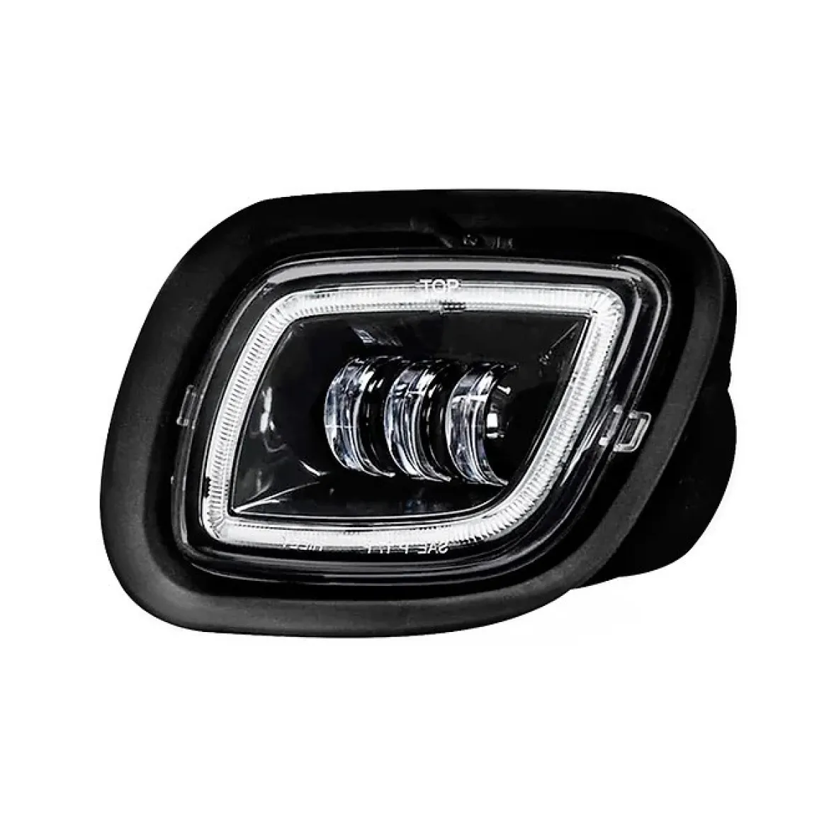 Haizer USA Cascadia Black Driver LED Fog / Driving Light (HZR-6305D-B)