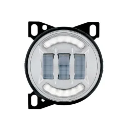 Haizer USA Chrome Passenger LED Fog/Driving Light Assem. (HZR-6304P-C)