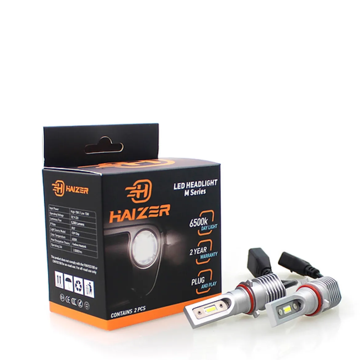 Haizer USA PSX26 M Series LED Headlight Bulb (HZRM - LED PSX26)