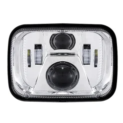 Haizer USA 5"x7" Chrome Projector LED Headlight (HZR-5786)