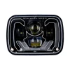 Haizer USA 5"x7" Heated Blk Projector Headlight DRL & TS (HZR-5798H-B)