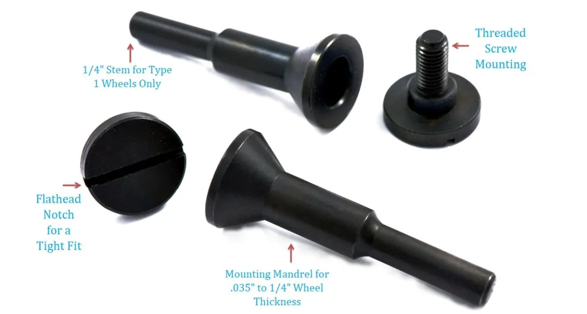 HHIP 1/4 & 3/8" ARBOR CUT-OFF WHEEL MANDREL SET (3900-6376)