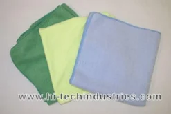 Hi-Tech Industries 16" x 16" Plush Yellow Microfiber Towel (HT-20Y)
