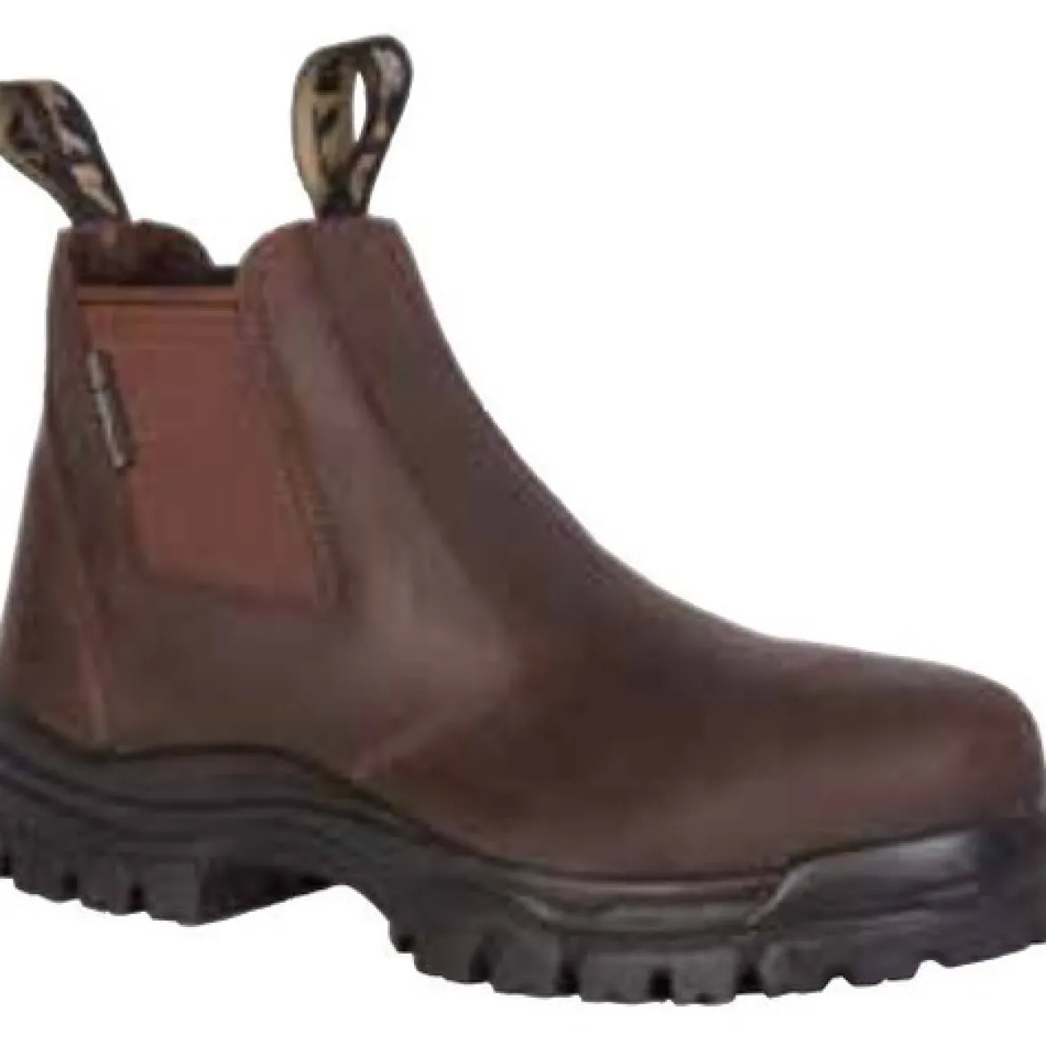 Honeywell 45627-BRN-115 Oiled Brown Nubuck Leather Pull-on 6" Boot, Size 11.5