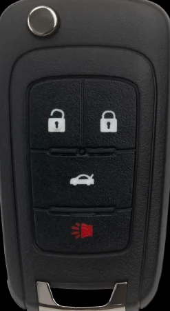 Ilco FLIP-GM-4B1HS Flip Blade Car Key GM General Motors 4 Button Key