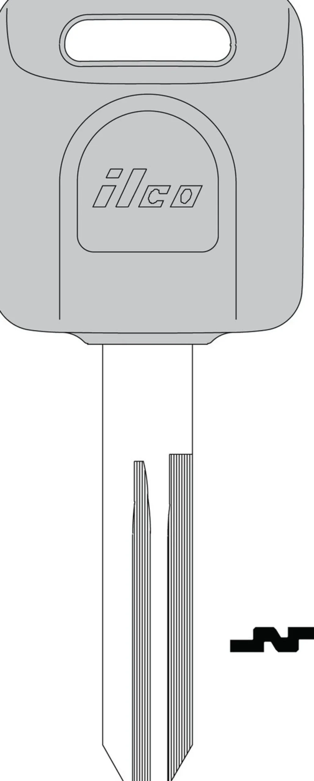 Ilco NI07T Nissan Transponder Key