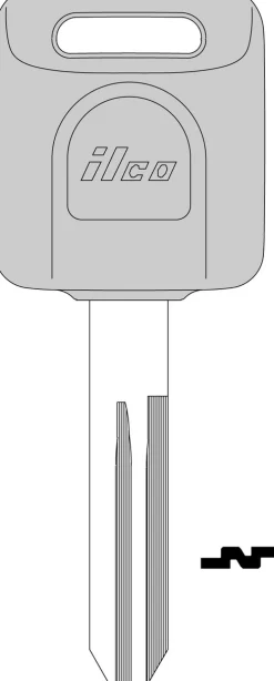 Ilco NI02T Nissan Transponder Key