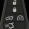 Ilco POD-LAL-6B2 CHRYSLER REPLACEMENT POD 6 Button Key