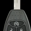 Ilco RHK-CHRY-4B5 Remote Head Key Chrysler 4 Button Key