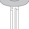 Ilco TOY44G-PT Toyota G Transponder Key