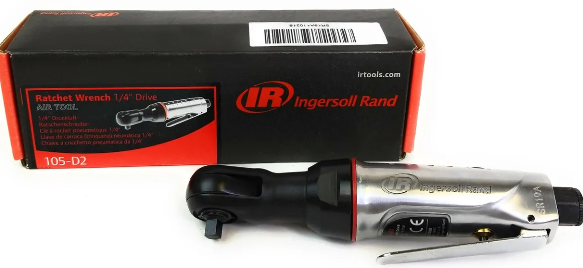 Ingersoll Rand Mini Air Ratchet 1/4" Drive 25 ft-lbs Torque (105-D2)