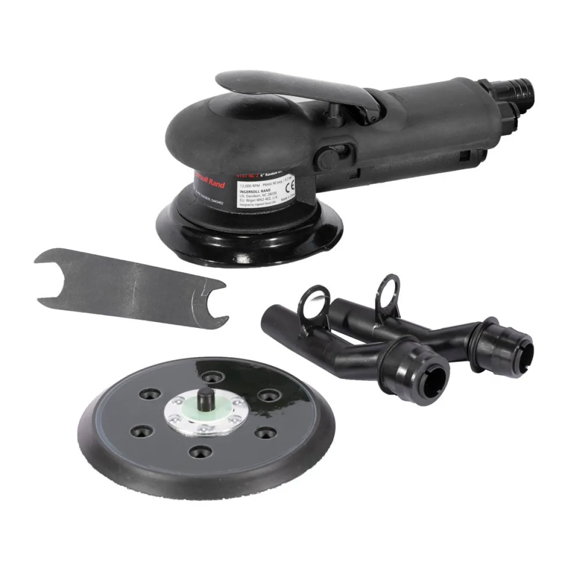Ingersoll Rand Orbital Air Sander Vacuum-Ready with 6" Sanding Pad (4151-HL-2)