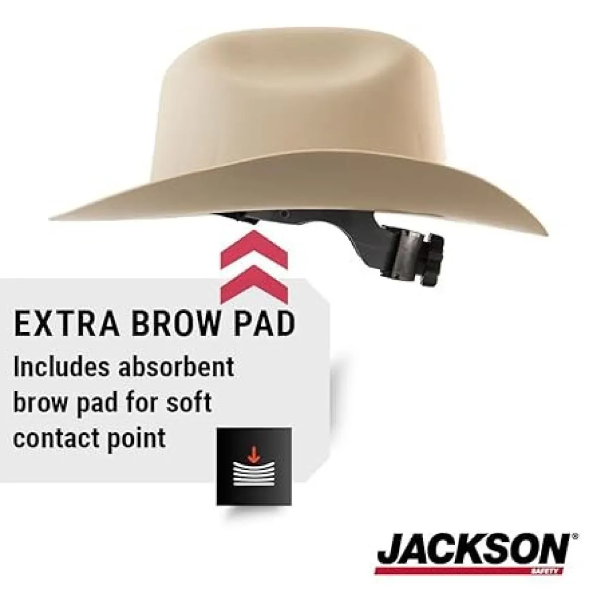 Jackson Safety Western Cowboy Hard Hat - Tan (19502)