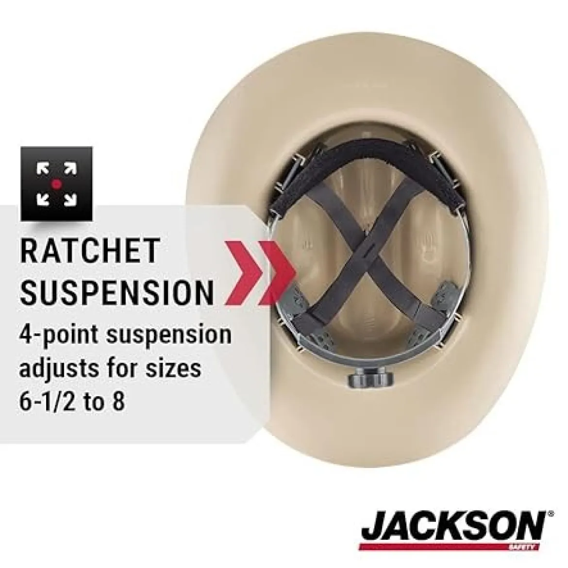 Jackson Safety Western Cowboy Hard Hat - Tan (19502)