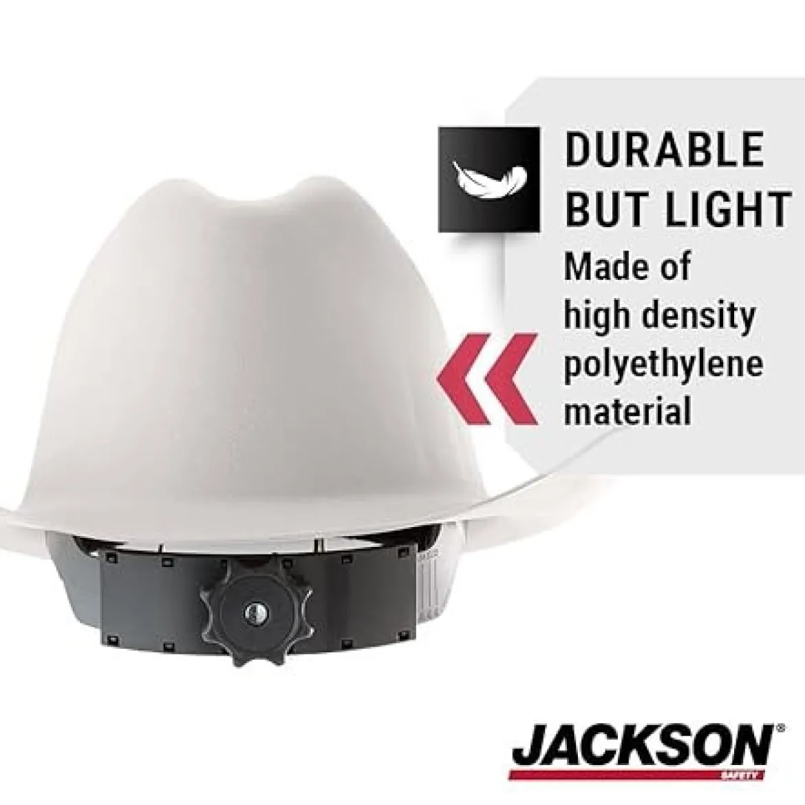 Jackson Safety White Western Cowboy Hard Hat (19500)