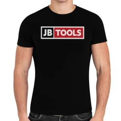 JB Tools Black T-Shirt Large