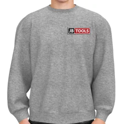 JB Tools Grey Crewneck Large