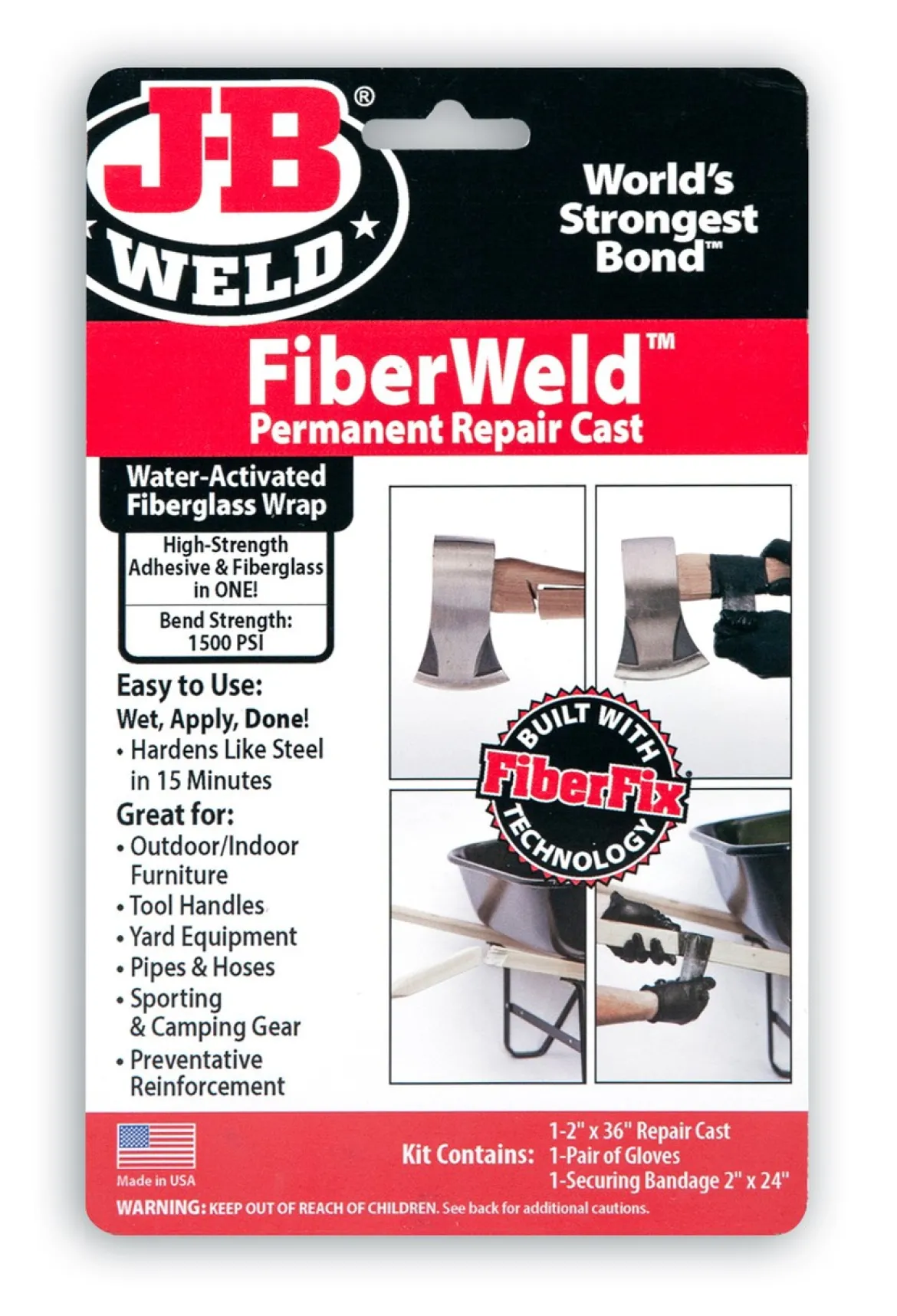 JB Weld 38236 2" x 36" FiberGlass Repair Cast