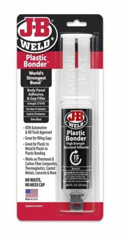 JB Weld 50139 PlasticBonder Black