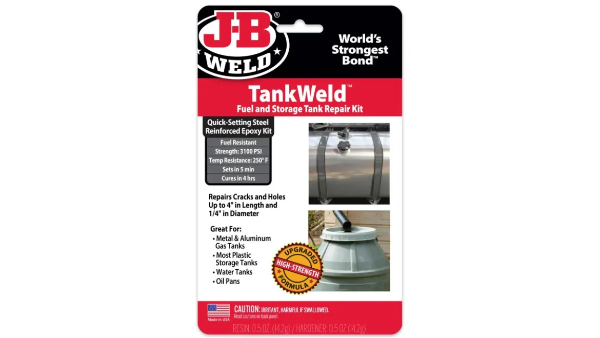 JB Weld Metal Fuel Tank Repair Kit, Gray (2110)