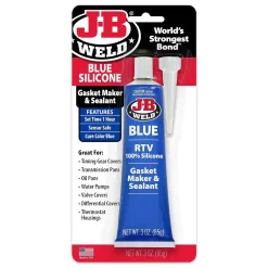 JB Weld Rtv Silicone Gasket Maker And Sealant - 3 Oz. - Blue (31316)