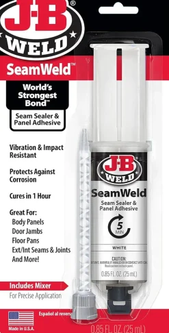 JB Weld Seamweld Syringe - 25Ml, White (50178)