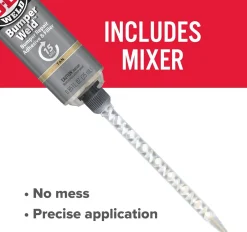 JB Weld Tan, Bumper Repair, Syringe W/Static Mixer (50134)