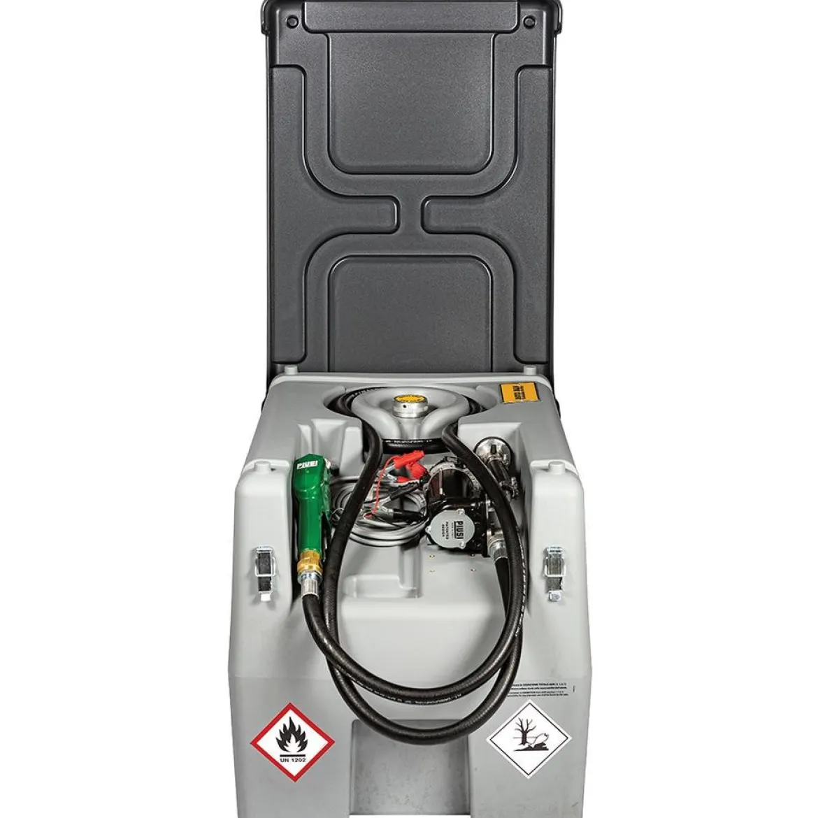 John Dow 58 Gallon Diesel Auxiliary Fuel Tank with 12V Pump and Nozzle (AFT58)