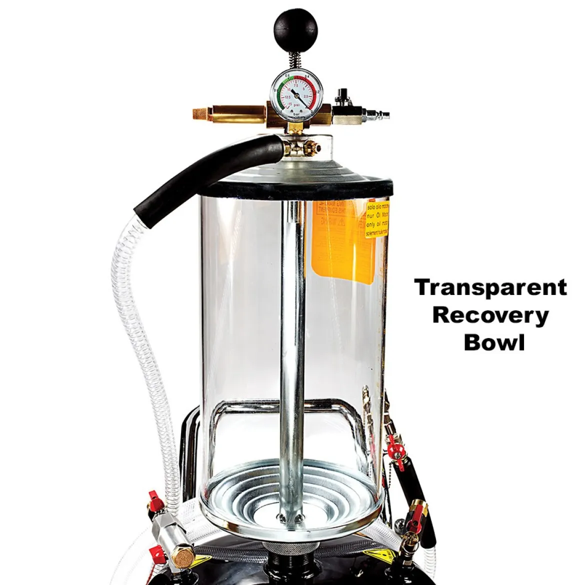 John Dow 20-Gallon Fluid Evacuator with Transparent Bowl (JDI-20EV-B)