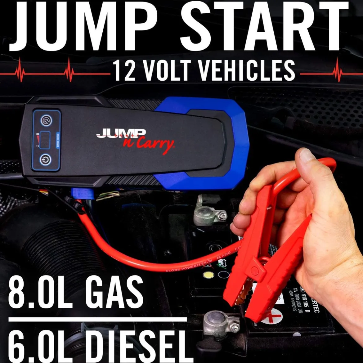 Jump-N-Carry 450 Start Assist Amp 12V Lithium Jumpstarter (JNC325)