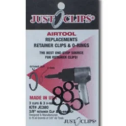 Just Clips 500-12 12Pack 1/2 Anvil Retainer Clip Refill Kit