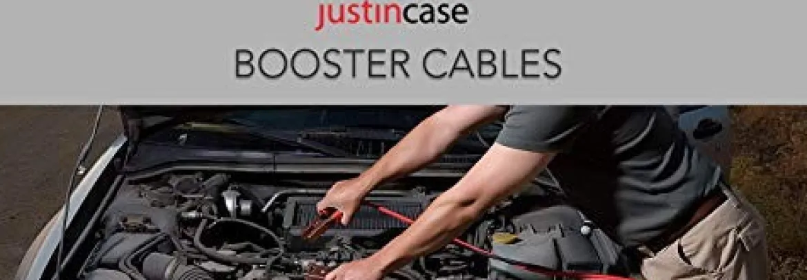 Justin Case JCBC2004 20' 4-Guage Booster Cable with 365-Day Roadside Assistance